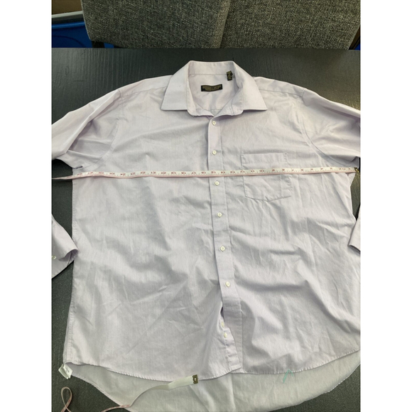 Donald Trump Men’s Dress Shirt Men 18 36/37 Button Up French Cuff - Picture 6 of 13